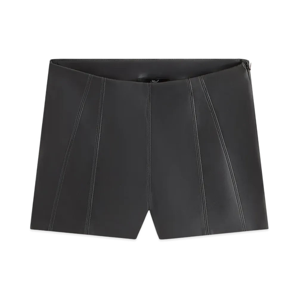 Kith Women Somi Faux Leather Hot Short "Black"