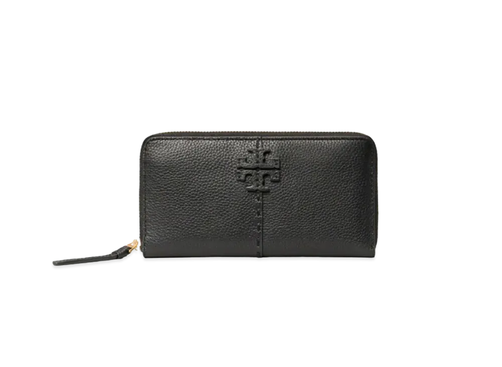 Tory Burch McGraw Zip Continental Wallet "Black"