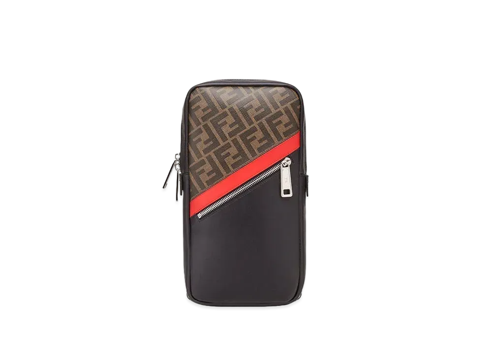 FENDI Belt Bag Fabric "Brown"