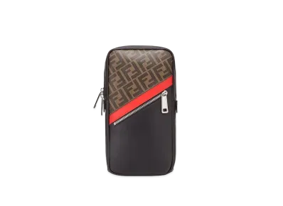 FENDI Belt Bag Fabric "Brown"