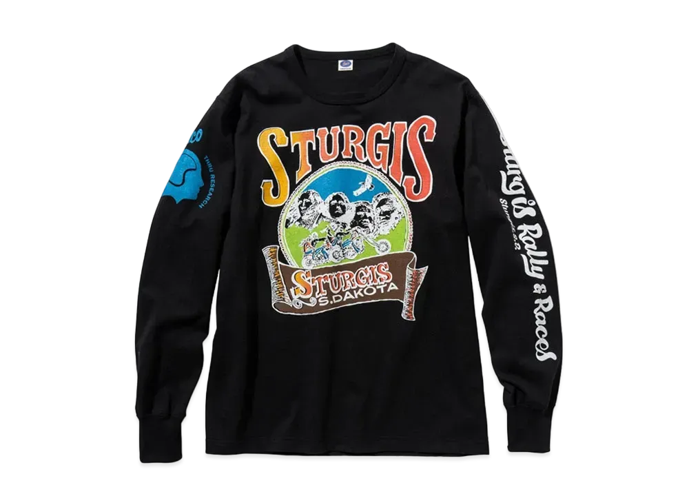 THE REAL McCOY'S BUCO L/S TEE / STURGIS "Black"