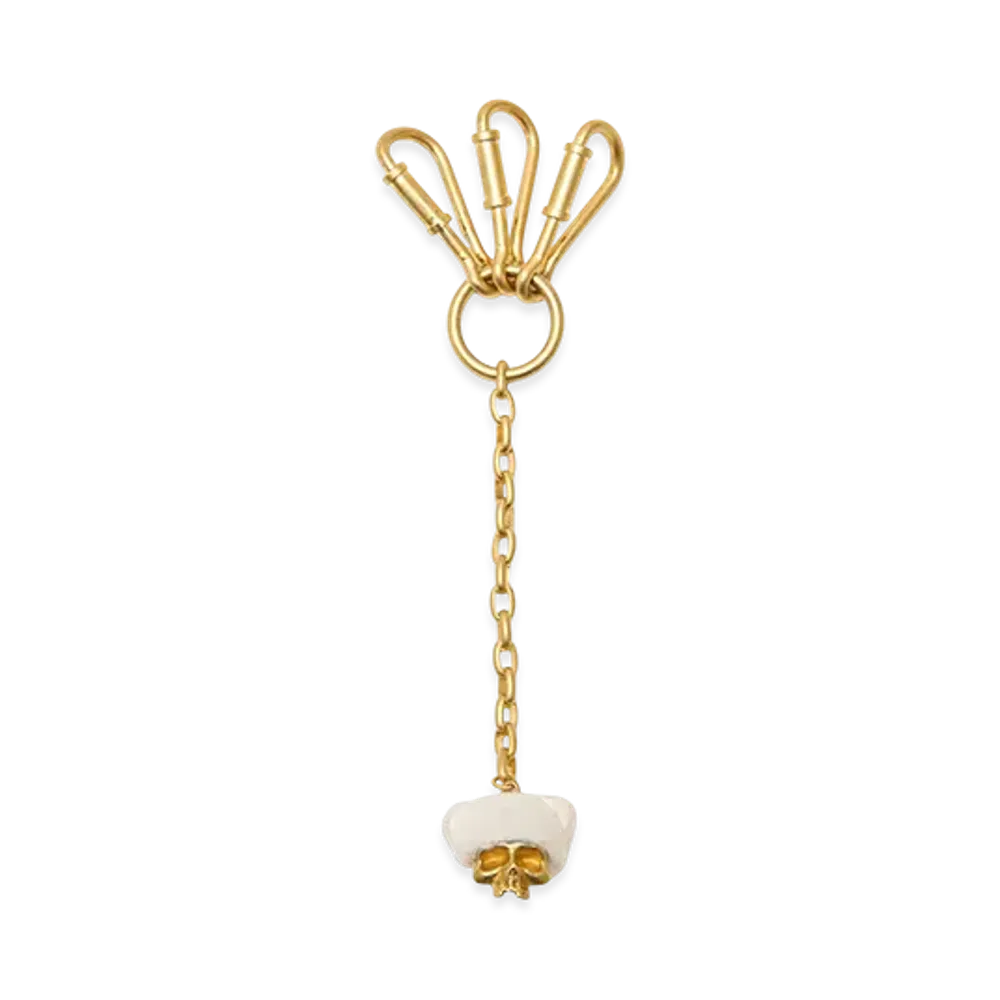 UNDERCOVER Brass Chain Keychain "Gold"