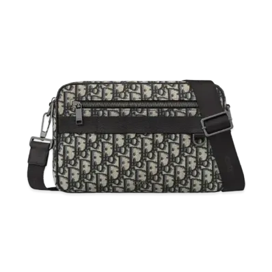 Dior Maxi Safari Bag With Strap "Beige/Black"