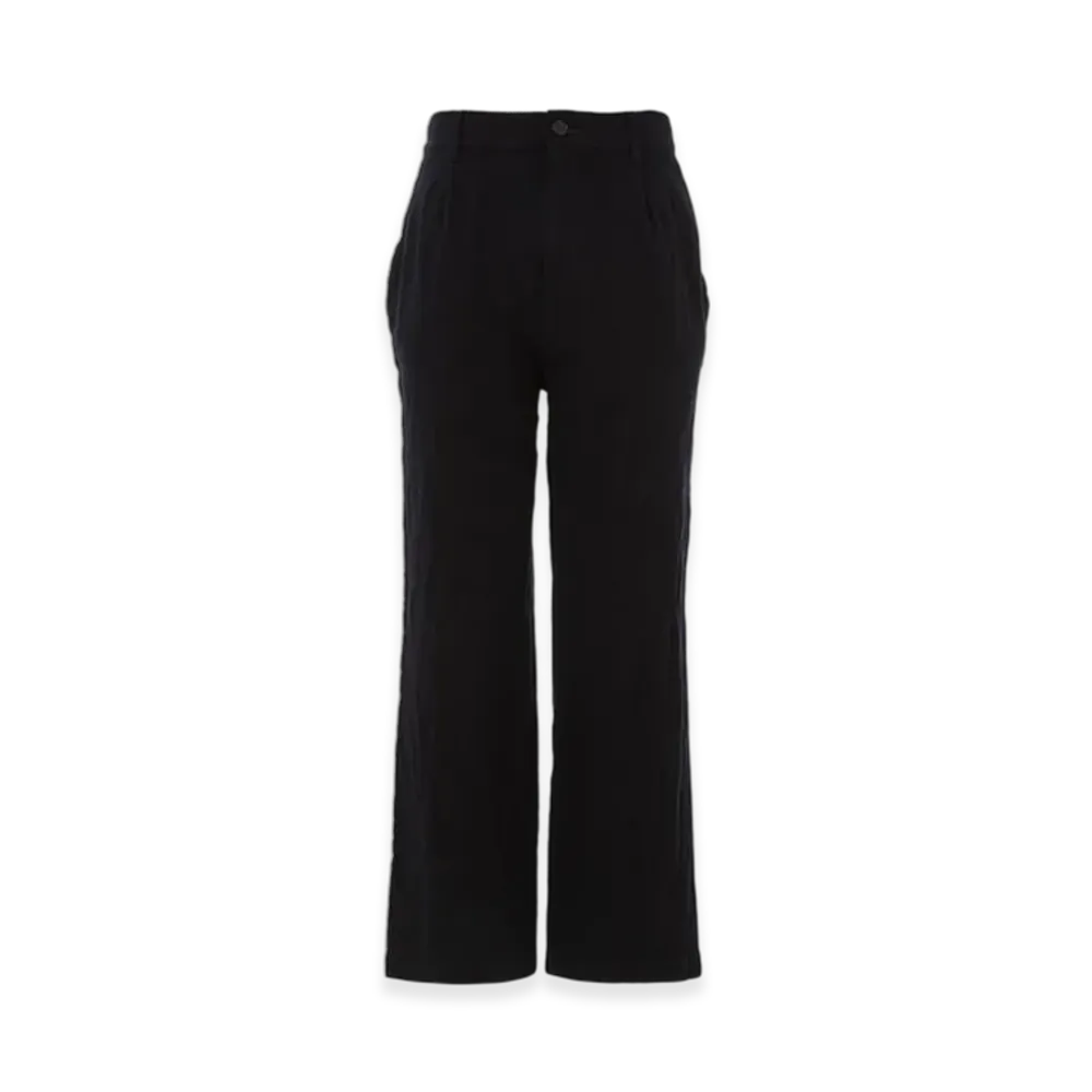 COMME des GARCONS HOMME Wool Serge Garment Shrunk Pants "Navy"