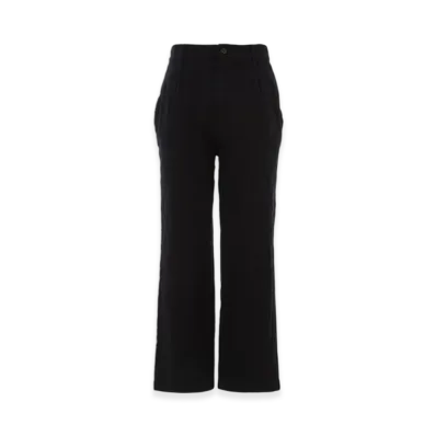 COMME des GARCONS HOMME Wool Serge Garment Shrunk Pants "Navy"