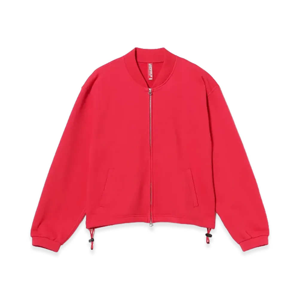 BEAMS JAPAN x LOOPWHEELER Zip Blouson "Nippon Red"