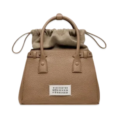 Maison Margiela 5AC Mini Drawstring Bag "Camel"