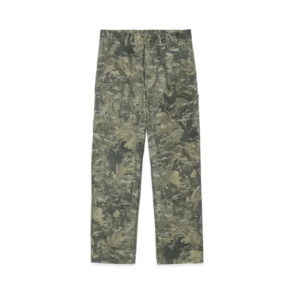 Carhartt WIP Double Knee Pant "Camo Combi Green(Stone Washed)"