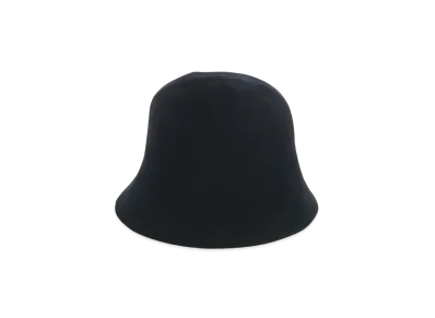 Yohji Yamamoto Y's RABBIT FUR VELOUR PATCHING BUCKET HAT "Black"