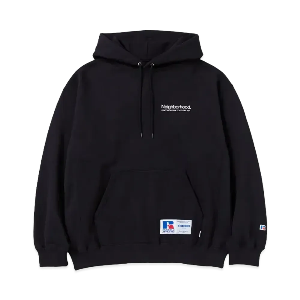 NEIGHBORHOOD x Russell Athletic . Sweat Hoodie LS "Black"