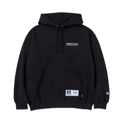 NEIGHBORHOOD x Russell Athletic . Sweat Hoodie LS "Black"