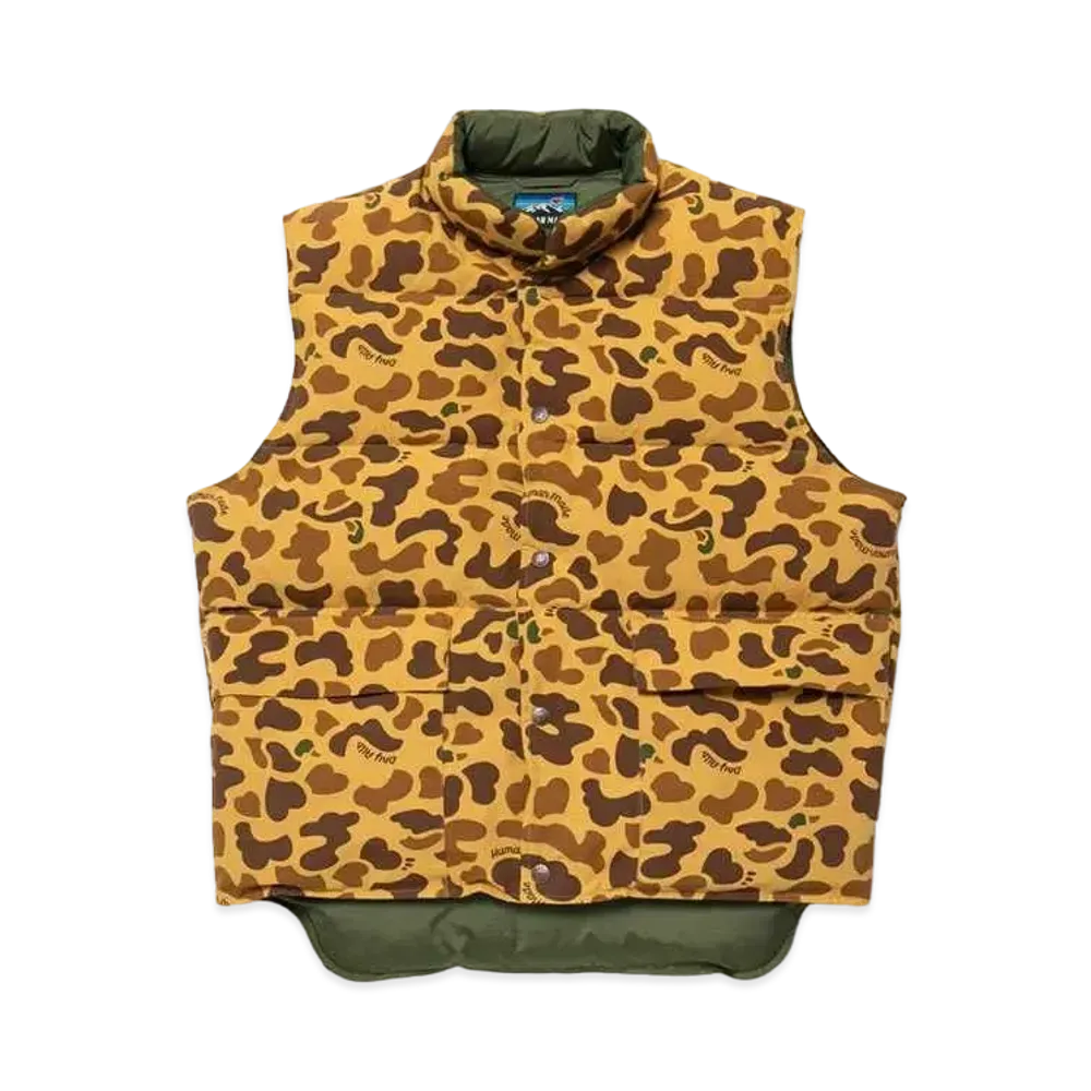 HUMAN MADE DOWN VEST "Olive"