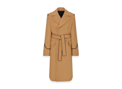 Dior HOMME Double-Breasted Belted Coat "Beige"