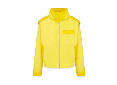 Dior x Peter Doig Men's Cotton Zip Up Hoodie "Yellow"