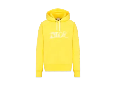 Dior x Peter Doig Men's Front Logo Pullover Hoodie "Yellow"