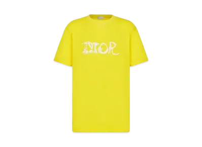 Dior x Peter Doig Men's Oversize T-shirt "Yellow"
