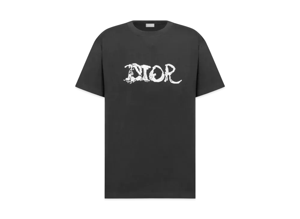 Dior x Peter Doig Men's Short Sleeve Crew Neck T-shirt "Black"