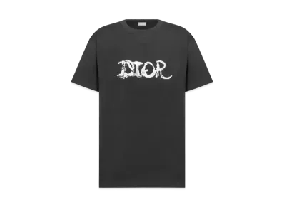 Dior x Peter Doig Men's Short Sleeve Crew Neck T-shirt "Black"