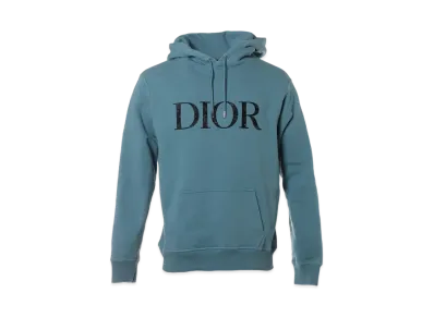 Dior x PETER DOIG Front Logo Pullover Hoodie "Blue"
