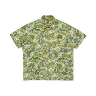 HUMAN MADE x KAWS Made Camo Shirt "Green"
