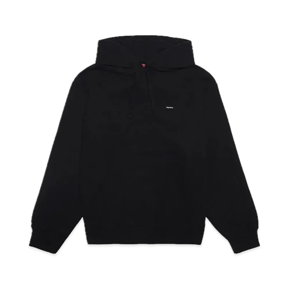 Supreme Small Box Drawcord Hooded Sweatshirt "Black"