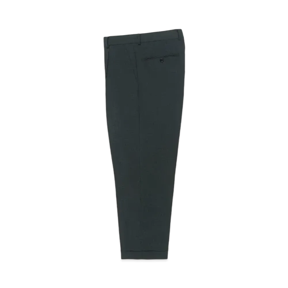 WACKO MARIA x DORMEUIL Pleated Trousers (Type-2) "Dark Green"