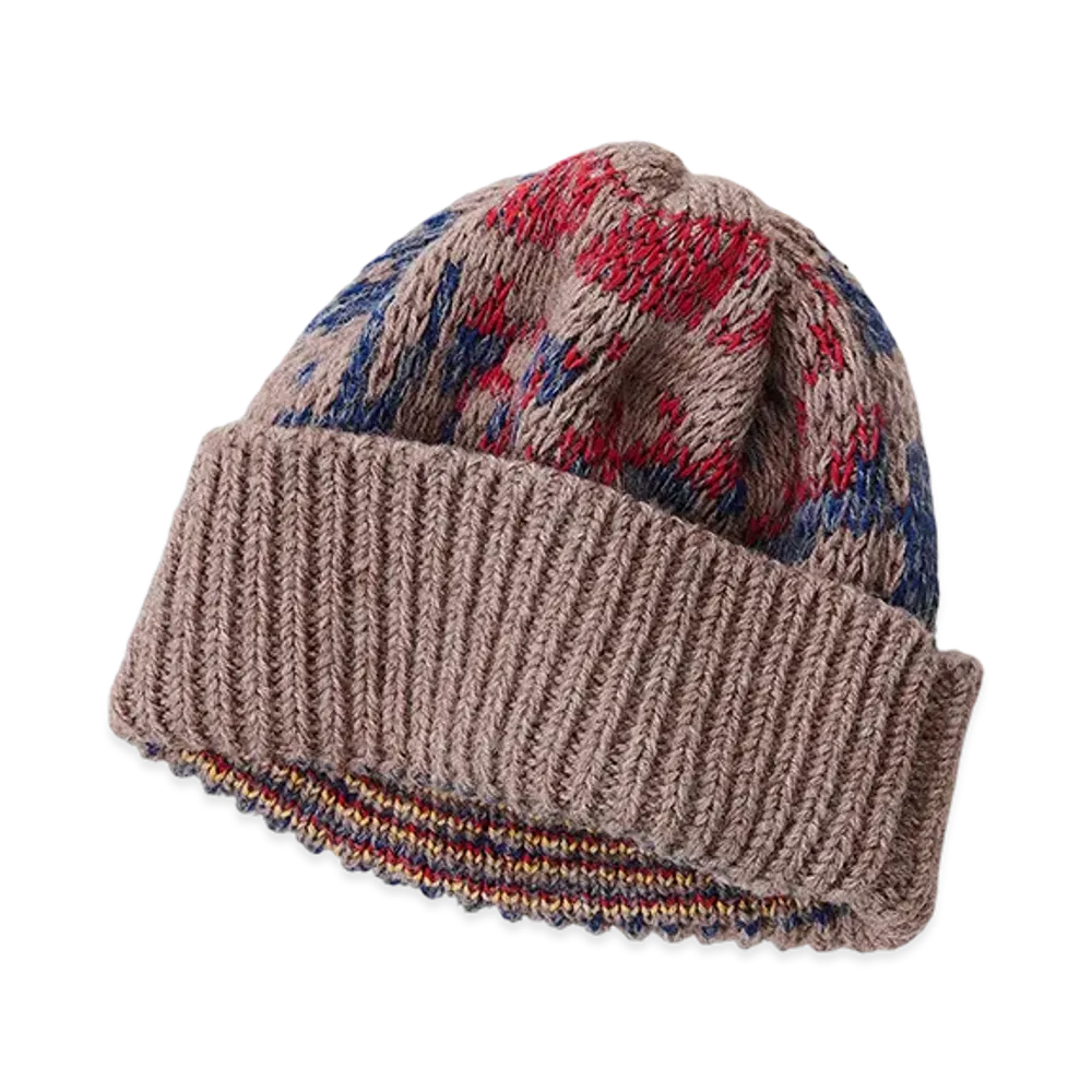 NICENESS Moody Melange Suvin Knit Watch Cap "Flower"