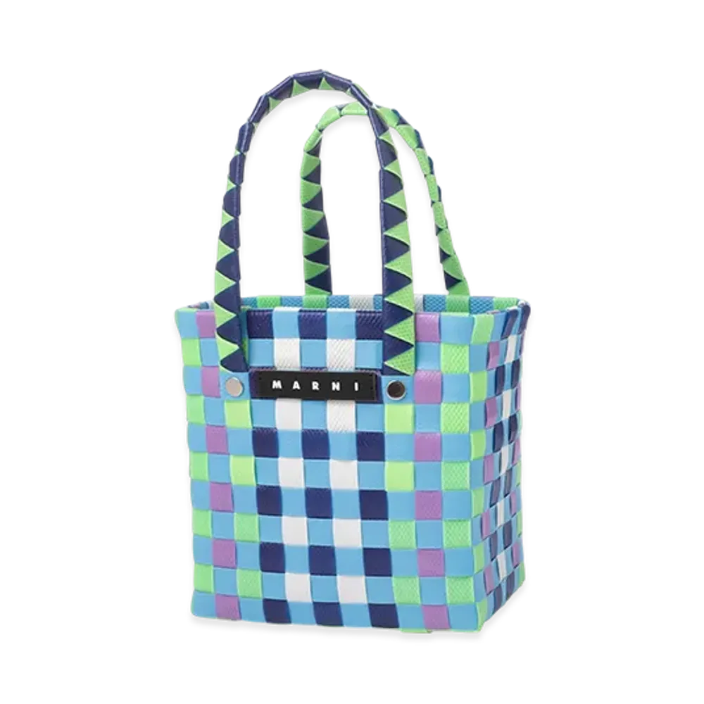 MARNI Micro Basket Bag "Corydalisblue"