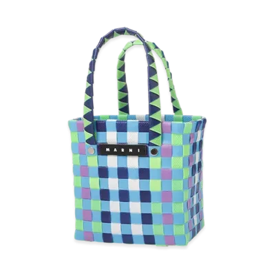 MARNI Micro Basket Bag "Corydalisblue"