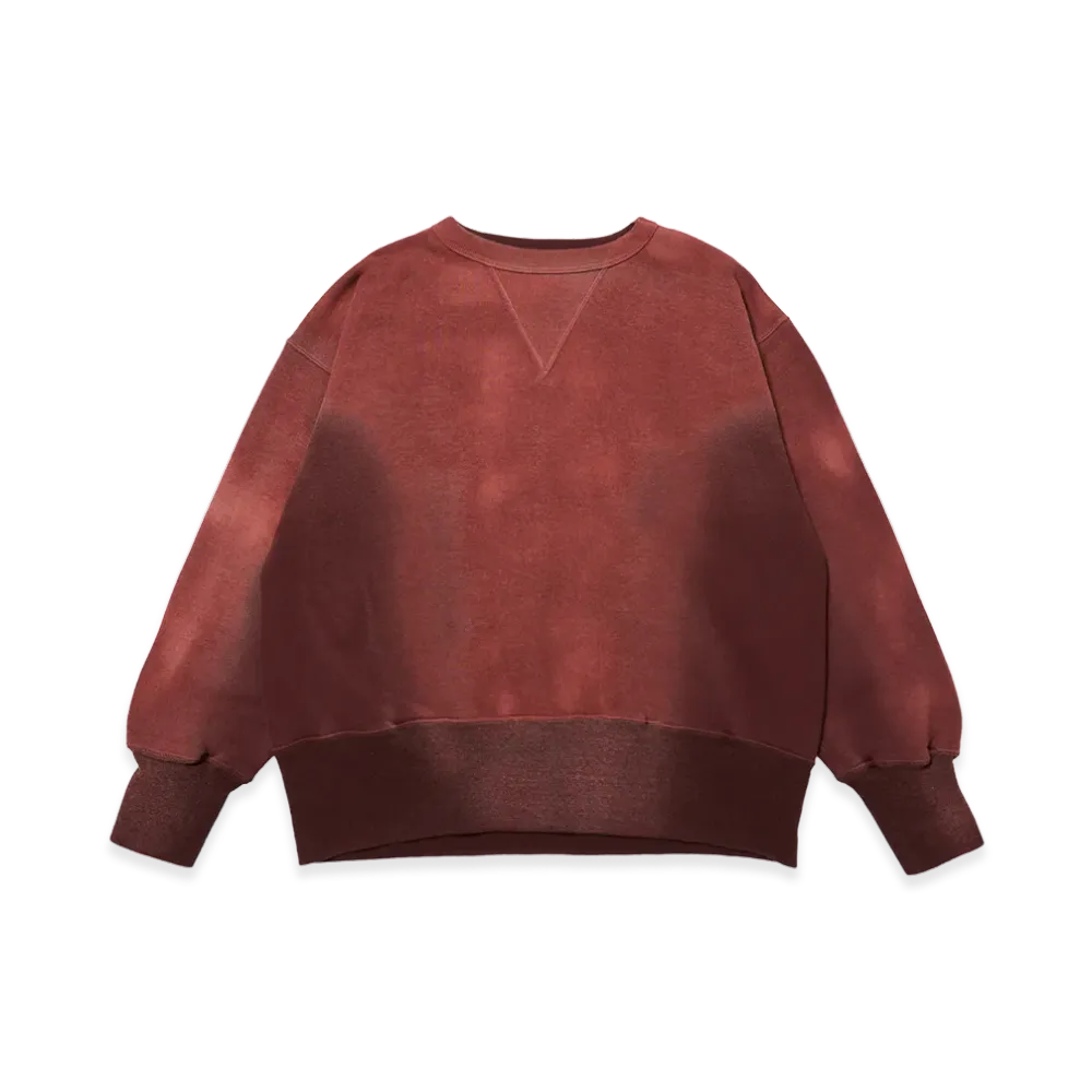 T.T Taiga Takahashi LOT.603 Sweat Shirt "Bleached Burgundy"