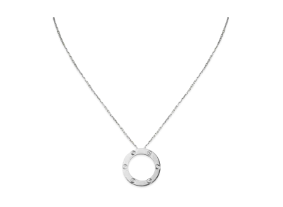 Cartier Love Necklace, 3 Diamonds