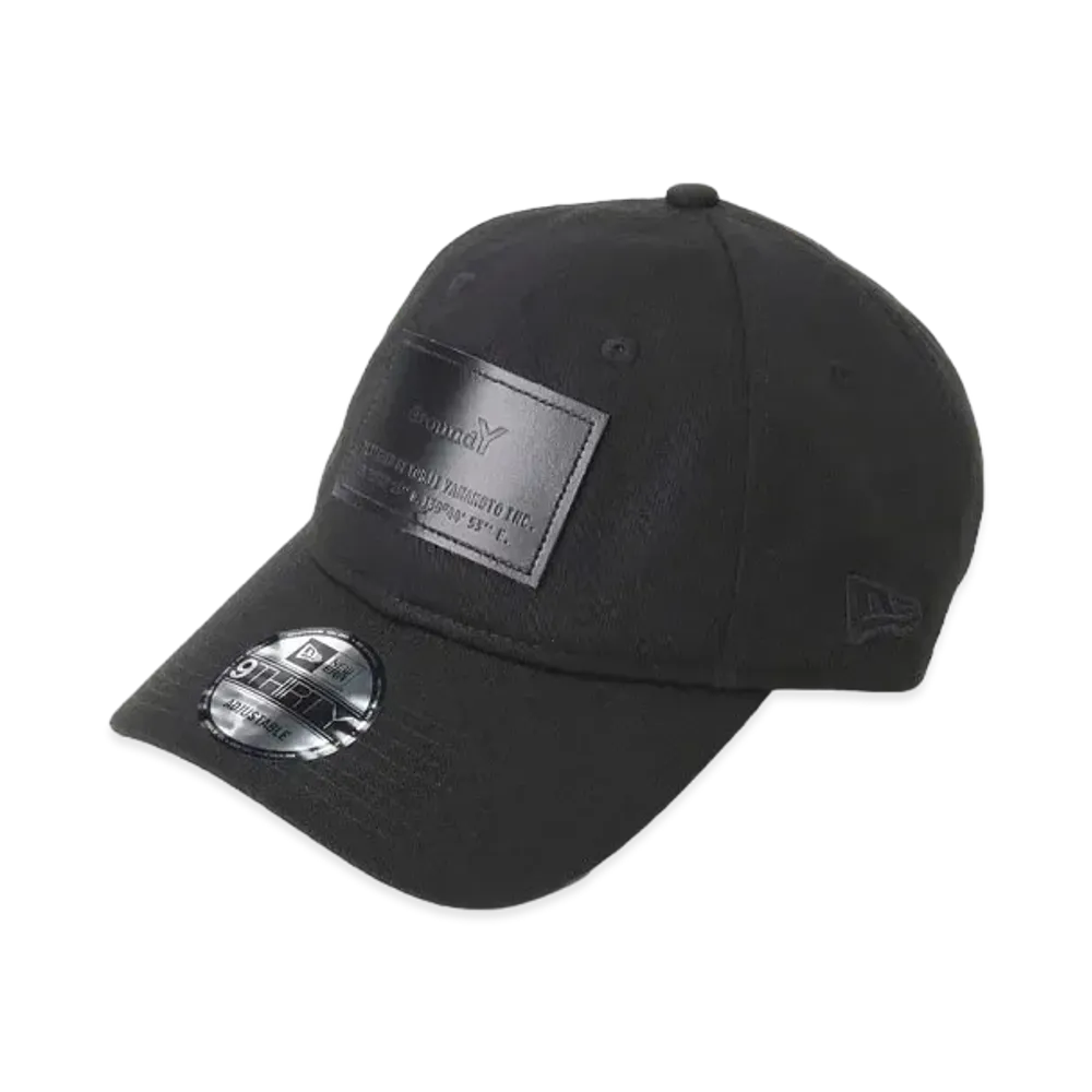 NEW ERA x Ground Y Logo Leather Patch 9Thirty "Black"