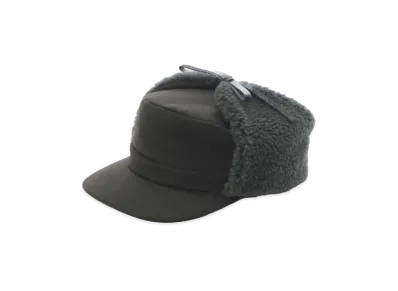 Yohji Yamamoto Y's BOA WOOL EAR CAP "Khaki"