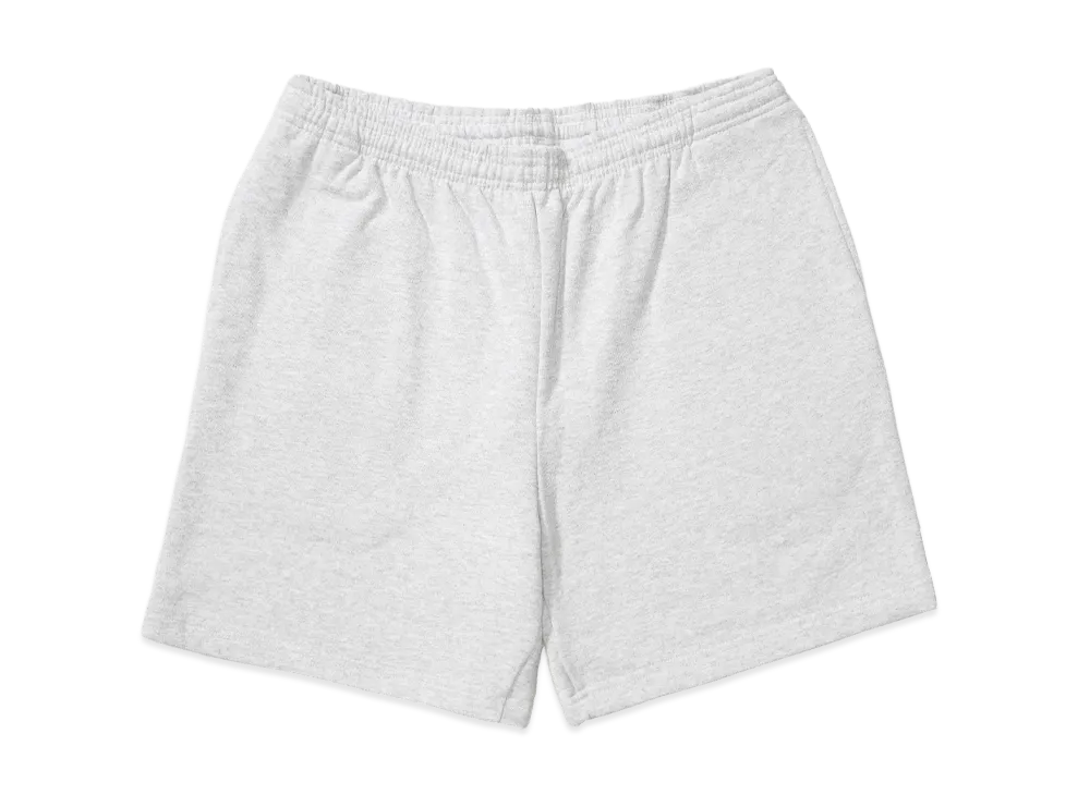 Los Angeles Apparel 14OZ Heavy Fleece Sweat Shorts Piece Dye "Ash Grey"