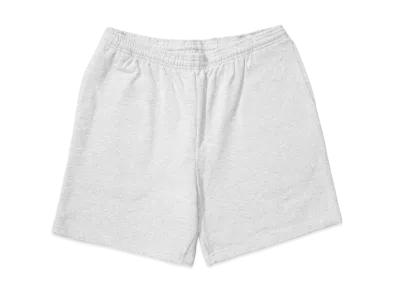 Los Angeles Apparel 14OZ Heavy Fleece Sweat Shorts Piece Dye "Ash Grey"
