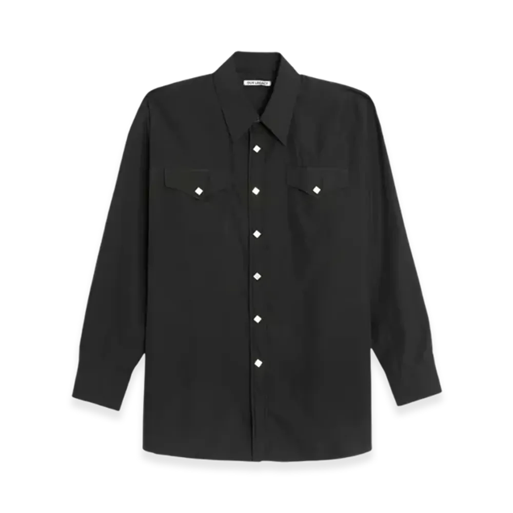 OUR LEGACY Ranch Shirt "Black"