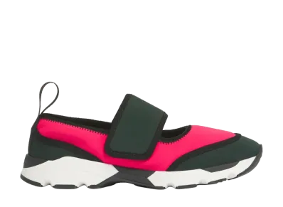 MARNI Women's Mary Jane Sneaker in Lycra "Multi"