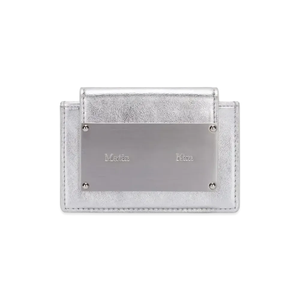 Matin Kim Accordion Wallet "Silver"