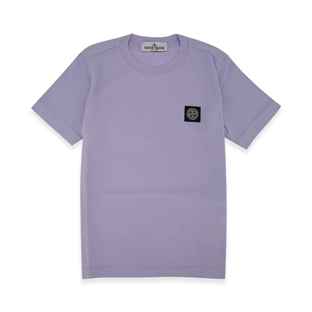 Stone Island Kids SS T-Shirt "Lilac"