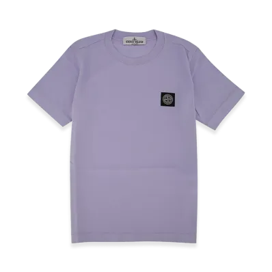 Stone Island Kids SS T-Shirt "Lilac"