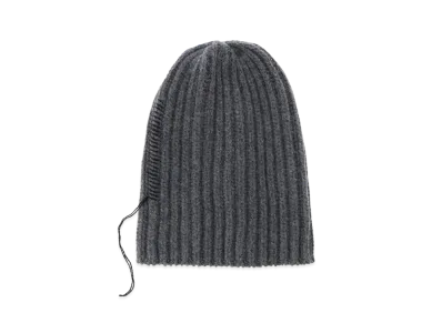 Yohji Yamamoto Y's SMOOTH LAMB LADDER STITCH CAP "Grey"