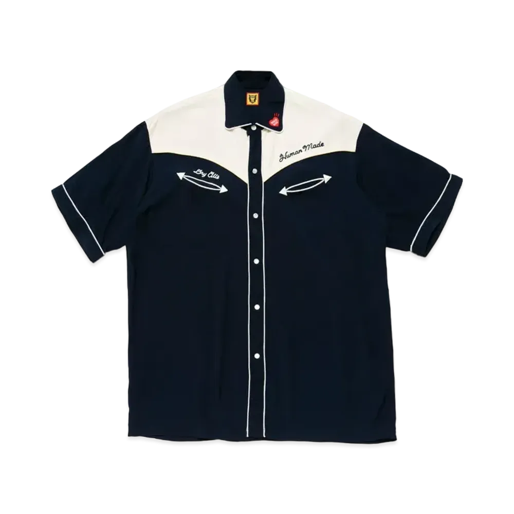 HUMAN MADE WESTERN S/S SHIRT "Navy"