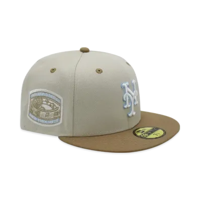 NEW ERA x THE CAP 'Sandy Beach' 59Fifty New York Mets "Stone/Khaki"