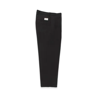 WACKO MARIA Double Pleated Chino Trousers "Black"
