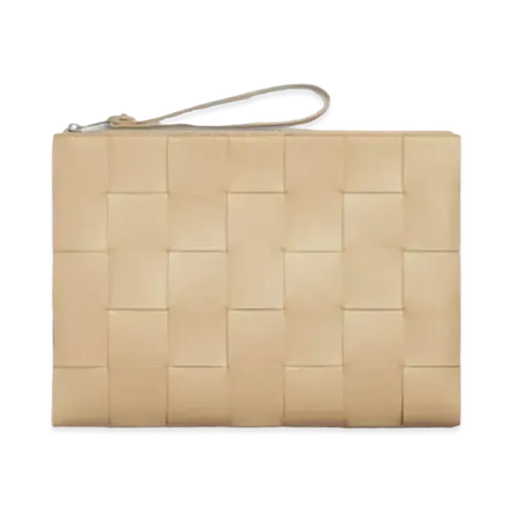 Bottega Veneta Pouch Clutch "Porridge"