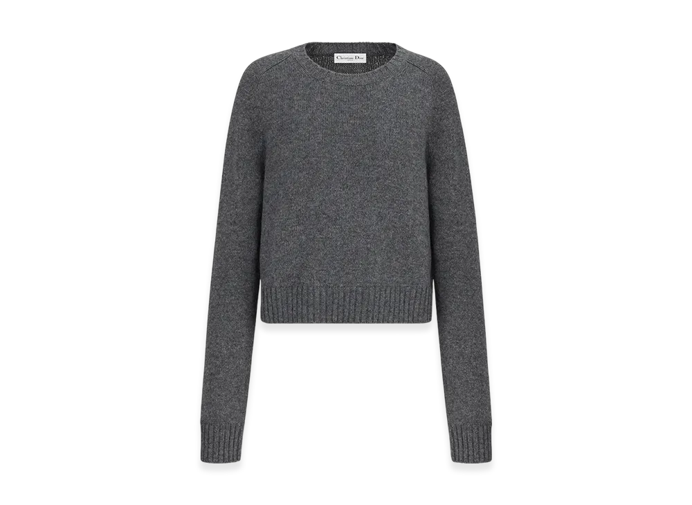 Dior Women's Sweater Cashmere Knit "Gray"