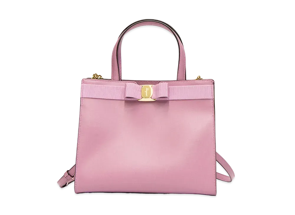 Salvatore Ferragamo Vara Bow Top Handle (M) "Pink"
