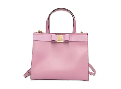 Salvatore Ferragamo Vara Bow Top Handle (M) "Pink"