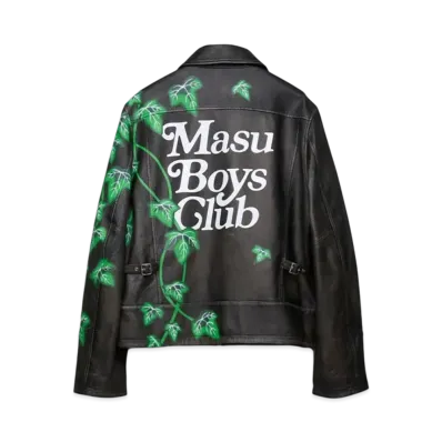 MASU x VERDY M.B.C. Leather Sports Jacket "Black"