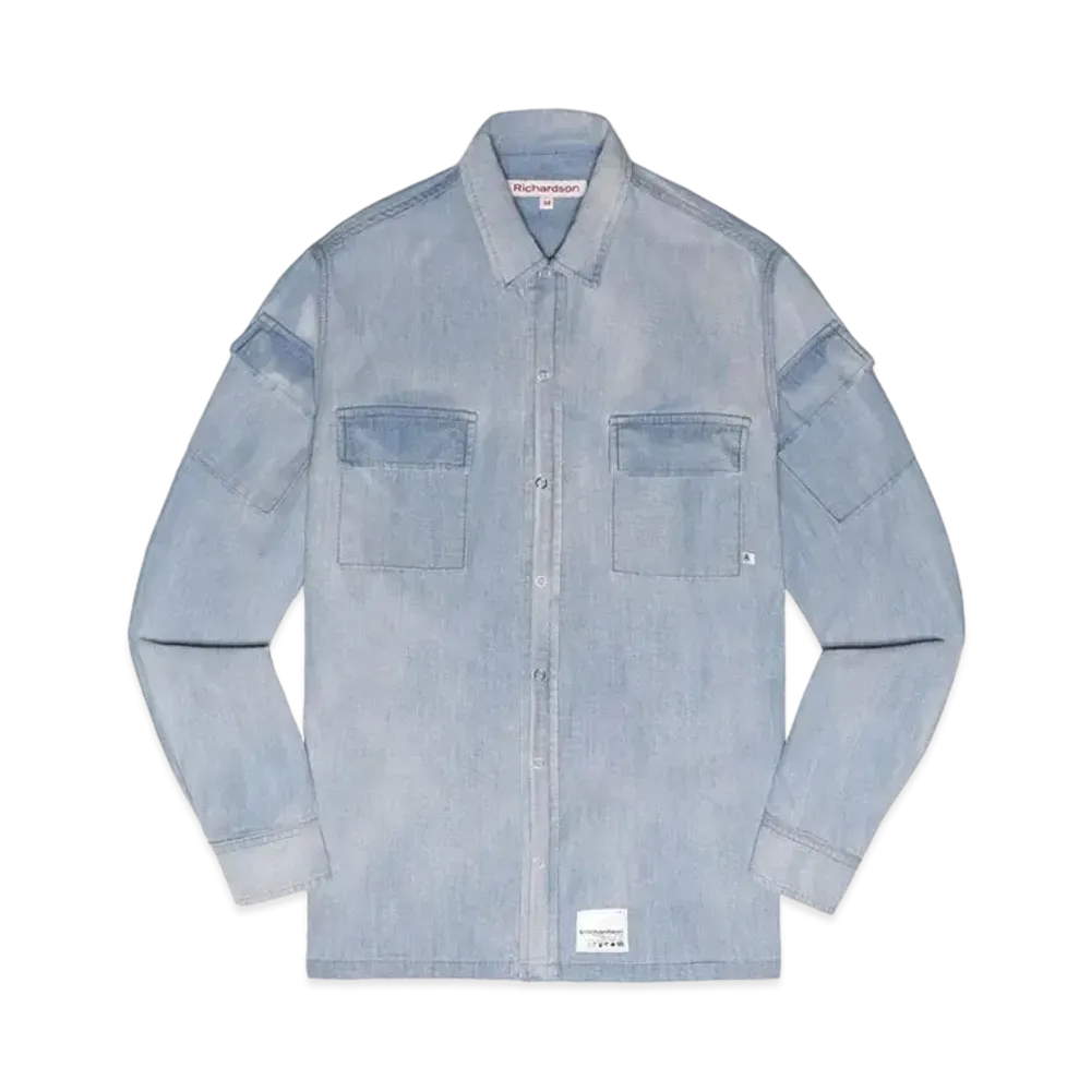 Richardson STONE WASH CHAMBRAY SHIRT "Denim"